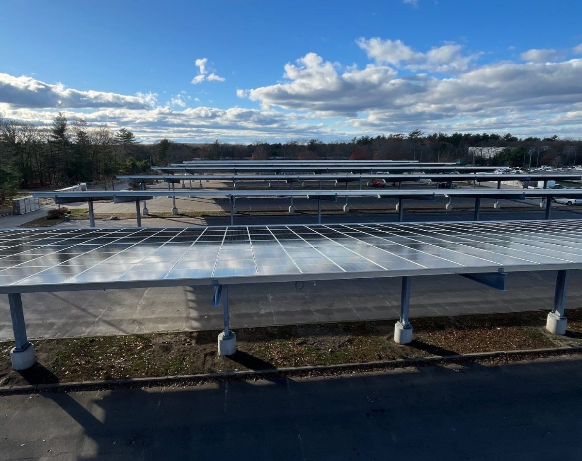 Terrasmart solar canopy dell data center