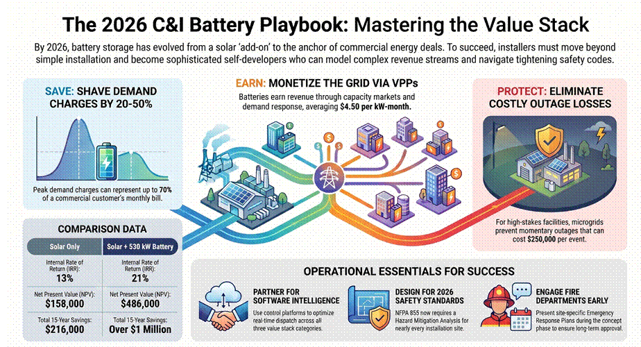 C&I battery storage