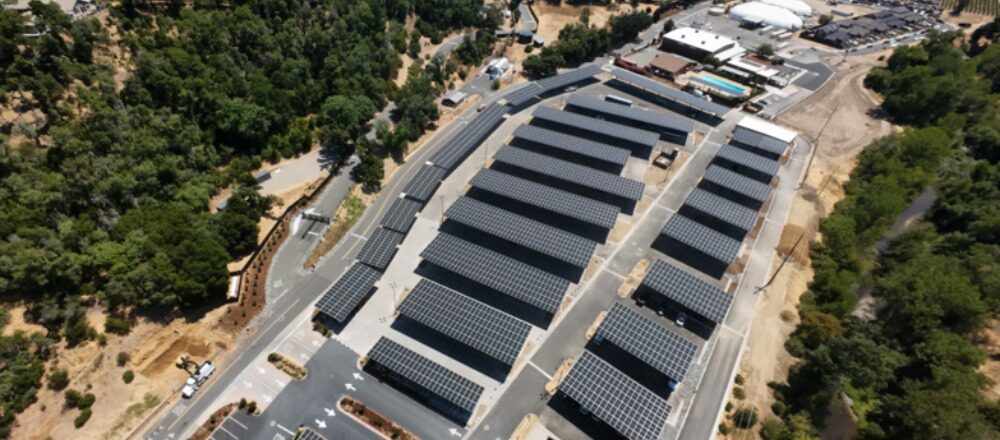 Coyote Valley Casino solar carport