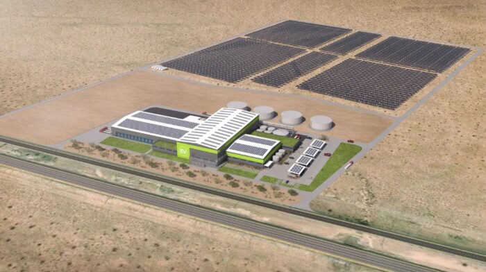 EVelution Energy cobalt processing plant mockup