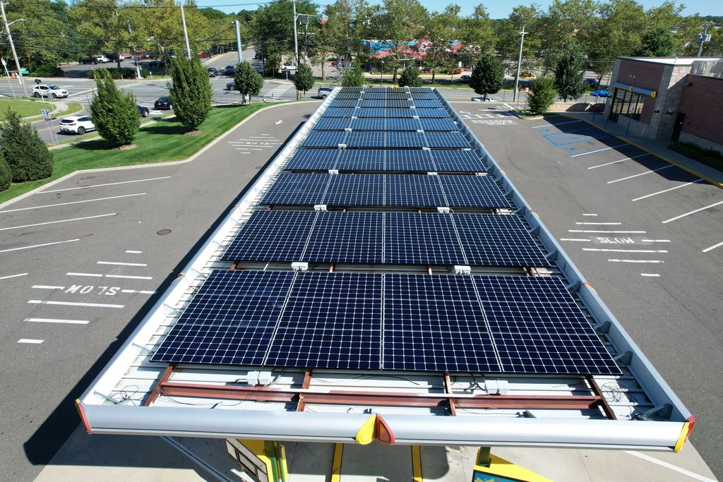 Budderfly solar canopy