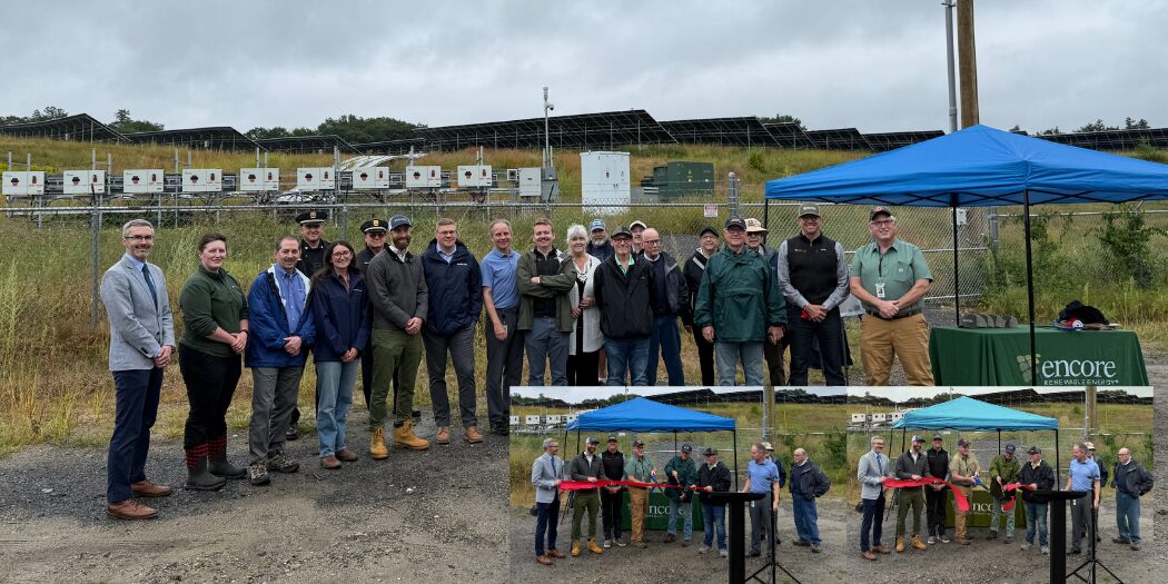 Derry New Hampshire landfill project ribbon cutting