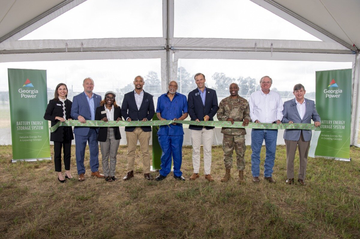 Georgia Power cuts the ribbon on Robins Energy Storage near Warner Robins Air Force Base