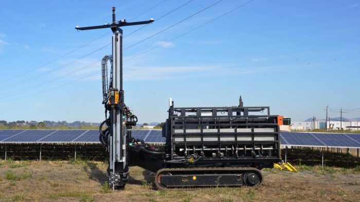 Planted robotic solar project deployment fleet