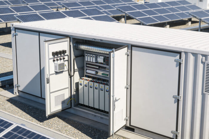TurningPoint Energy battery storage community stock photo
